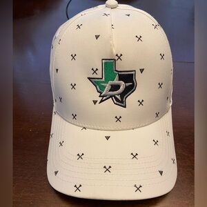 DALLAS STARS LEVELER WHITE Texas Logo Hat Golf Tees Adjustable One size
